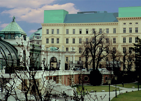 blick vom palmenhaus